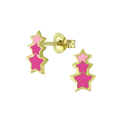 Silver Star Stud Earrings - 6075 Silver Star Stud Earrings - 6075