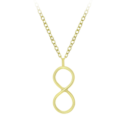Silver Infinity Necklace - 6373
