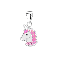 Silver Unicorn Pendant - 6062