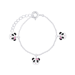 Silver Panda Bracelet - 6625