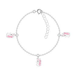 Silver Unicorn Bracelet - 6626