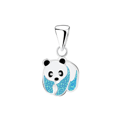 Silver Panda Pendant - 6357