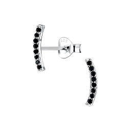 Silver Bar Stud Earrings - 6789 Silver Bar Stud Earrings - 6789