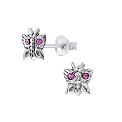 Silver Butterfly Stud Earrings - Wholesale - 5359 Silver Butterfly Stud Earrings - Wholesale - 5359