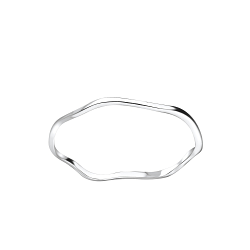 Silver Wave Ring - 7148