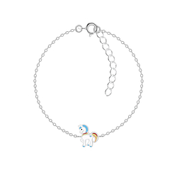 Silver Unicorn Bracelet - 8785