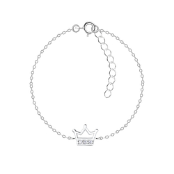 Silver Crown Bracelet - 7785 Silver Crown Bracelet - 7785