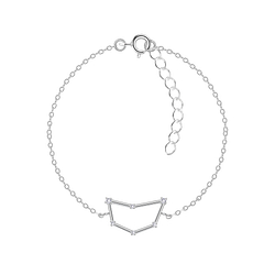 Silver Capricorn Constellation Bracelet - 7941