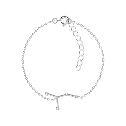 Silver Cancer Constellation Bracelet - 7938