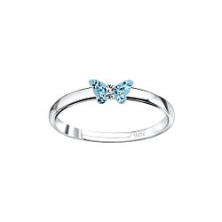 Silver Butterfly Adjustable Ring - 8817