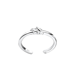 Silver Knot Toe Ring - 8119