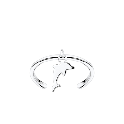 Silver Dolphin Toe Ring - 8144 Silver Dolphin Toe Ring - 8144