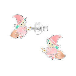 Silver Witch Stud Earrings - 8323 Silver Witch Stud Earrings - 8323