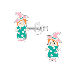 Silver Witch Stud Earrings - 8325 Silver Witch Stud Earrings - 8325