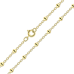 45cm Silver Satellite Necklace - 8472