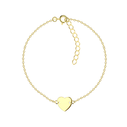 Silver Heart Bracelet - 11210
