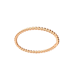 Silver Twisted Ring - 8661