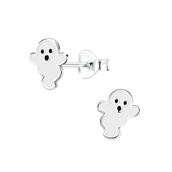 Silver Ghost Stud Earrings - 8701 Silver Ghost Stud Earrings - 8701