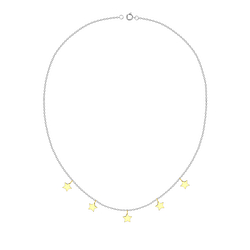 Silver Star Necklace - 8704