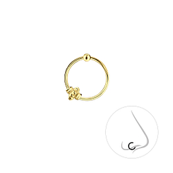 Silver Bali Ball Closure Ring - 8669