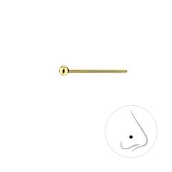 1.5mm Silver Ball Nose Stud - 8676