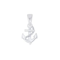 Silver Anchor Pendant - 8702