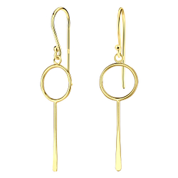 Silver Geometric Earrings - 8797