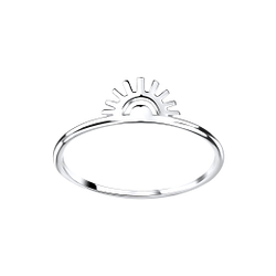 Silver Sun Ring - 8348