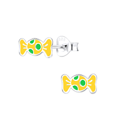 Silver Candy Stud Earrings - 9131
