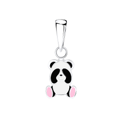Silver Panda Pendant - 8943