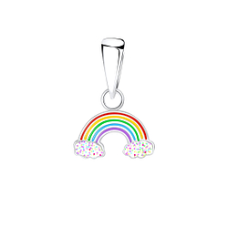Silver Rainbow Pendant - 8996