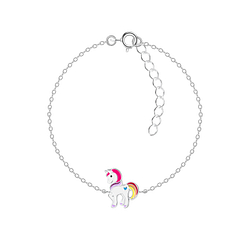 Silver Unicorn Bracelet - 8685