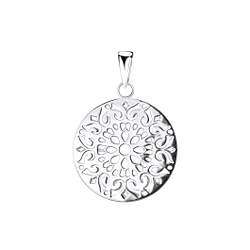 Silver Filigree Pendant - 9289