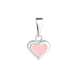 Silver Heart Pendant - 8894
