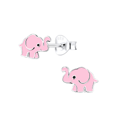 Silver Elephant Stud Earrings - 9495 Silver Elephant Stud Earrings - 9495