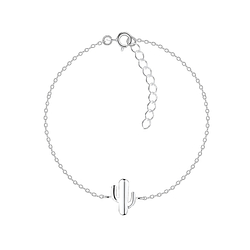 Silver Cactus Bracelet - 9717