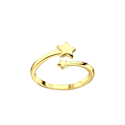 Silver Star Toe Ring - 9686