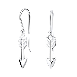 Silver Arrow Earrings - 9721
