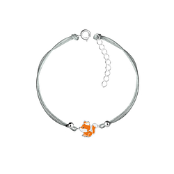 Silver Fox Cord Bracelet - 9925