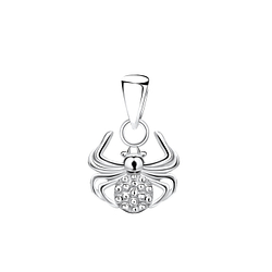 Silver Spider Pendant - Wholesale - 10012 Silver Spider Pendant - Wholesale - 10012