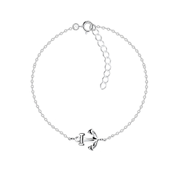 Silver Anchor Bracelet - 12773