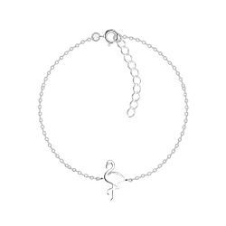 Silver Flamingo Bracelet - 10713
