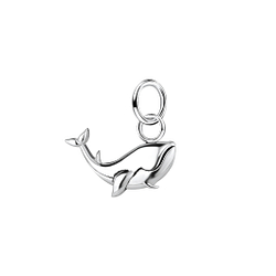 Silver Whale Pendant - 13049