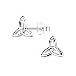 Silver Celtic Stud Earrings - 14068 Silver Celtic Stud Earrings - 14068