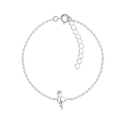 Silver Flamingo Bracelet - 15524