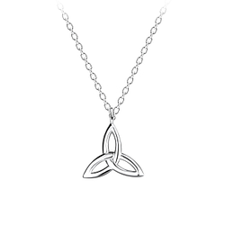 Silver Celtic Necklace - 15456