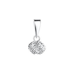 5mm Knot Silver Pendant - 15039