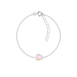 Silver Donut Bracelet - 15607