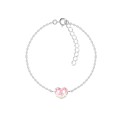 Silver Pretzel Bracelet - 15606