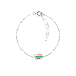 Silver Rainbow Sheep Bracelet - 15543 Silver Rainbow Sheep Bracelet - 15543